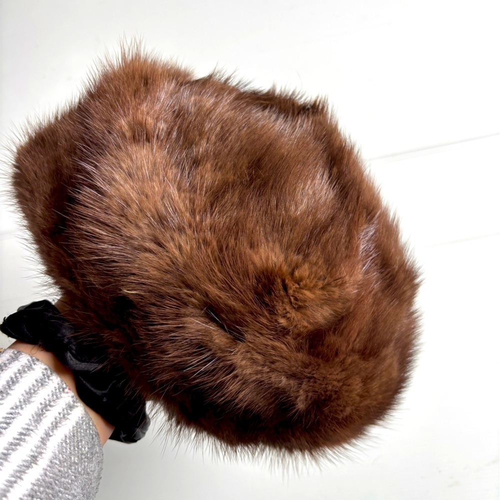 Vintage Raccoon Fur Hat GR Original Canada